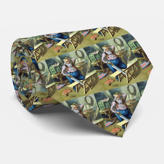 Kerstmis, kerstcadeautjes voor het bouwen van kers stropdas (Opgerold)