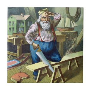 Kerstmis, kerstcadeautjes voor het bouwen van kers tegeltje