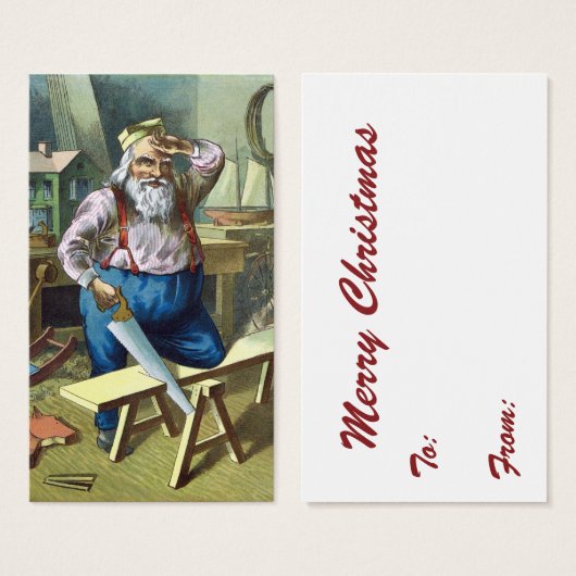 Kerstmis, kerstcadeautjes voor het bouwen van kers visitekaartjes (Voorkant /achterkant)