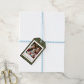 Kerstmis Kerstdief Kerstdag Foto Kaart Cadeaulabel (Met Touw)
