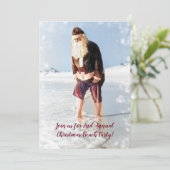 Kerstmis: kerstfeest kaart (Staand voorkant)