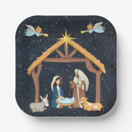 Kerstmis Kerstgeboorte Papieren Bordje