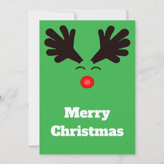Kerstmis kerstkaart (Voorkant)