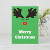Kerstmis kerstkaart (Staand voorkant)