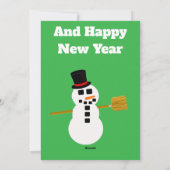 Kerstmis kerstkaart (Achterkant)