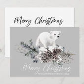 Kerstmis kerstkaart  (Voorkant / Achterkant)