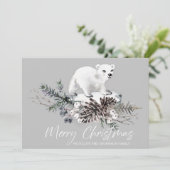 Kerstmis kerstkaart  (Staand voorkant)