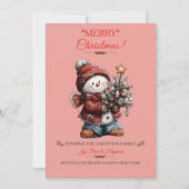 Kerstmis kerstkaart (Voorkant)