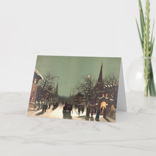 Kerstmis, kerstkaart feestdagen kaart (Voorkant)