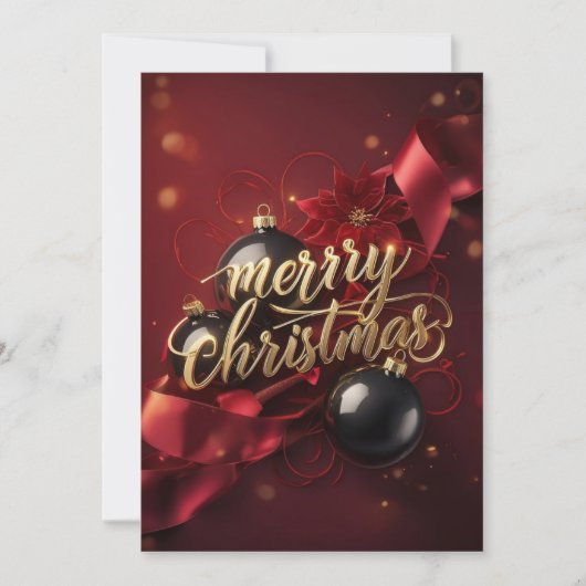 Kerstmis kerstkaarten  feestdagenkaart (Voorkant)