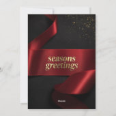 Kerstmis kerstkaarten  feestdagenkaart (Achterkant)
