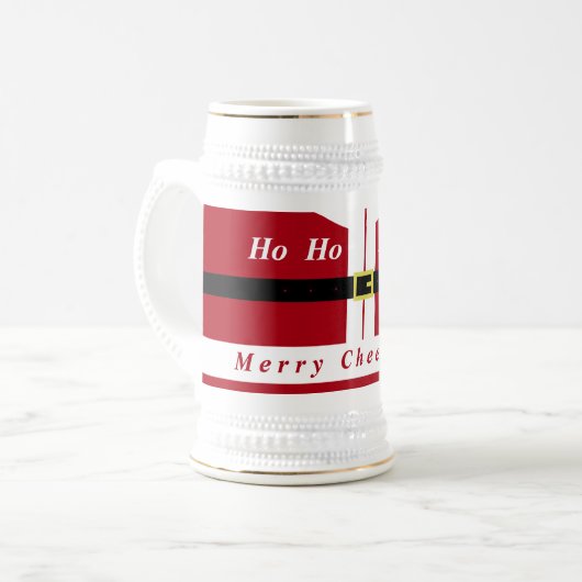Kerstmis - kerstkerstcadeautje voor je - Cheers -  Bierpul (Voorkant links)