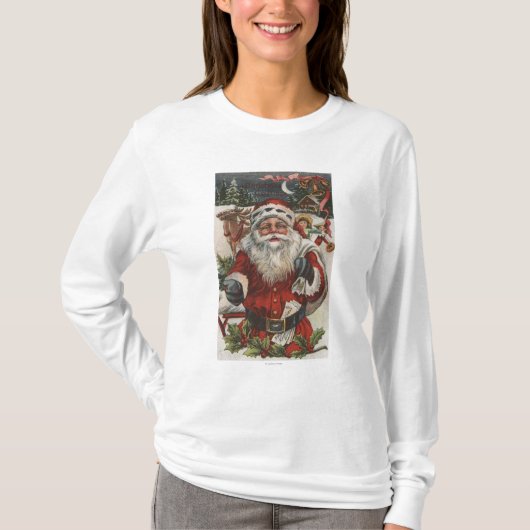 Kerstmis, kerstkerstkerstkerstkerstkerstman met De T-shirt (Voorkant)