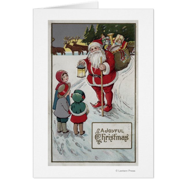 Kerstmis: kerstkerstkerstkerstkerstman die met Kin (Voorkant)
