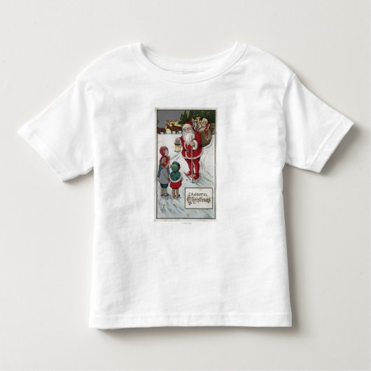 Kerstmis: kerstkerstkerstkerstkerstman die met Kin Kinder Shirts (Voorkant)