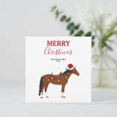 Kerstmis kerstkerstkerstkerstkerstmis feestdagenkaart (Staand voorkant)