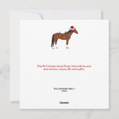 Kerstmis kerstkerstkerstkerstkerstmis feestdagenkaart (Achterkant)