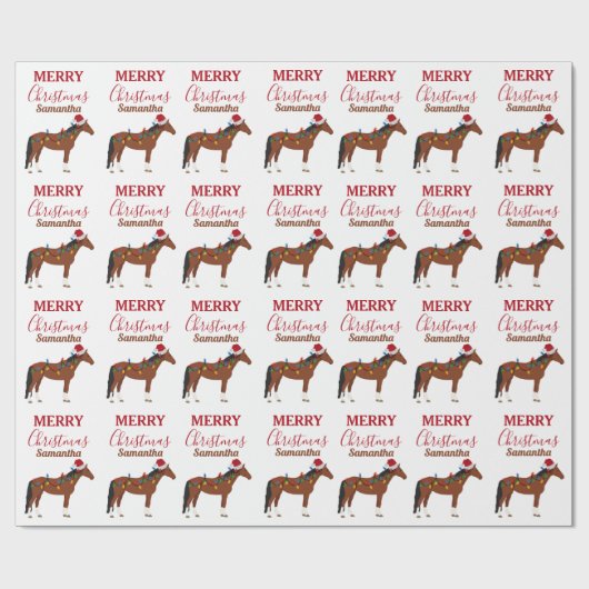 Kerstmis kerstkerstkerstkerstmis cadeaupapier (Vlak)