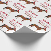 Kerstmis kerstkerstkerstkerstmis cadeaupapier (Hoek)