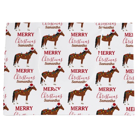 Kerstmis kerstkerstkerstkerstmis groot cadeauzakje (Voorkant)