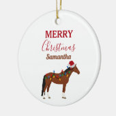 Kerstmis kerstkerstkerstkerstmis keramisch ornament (Links)