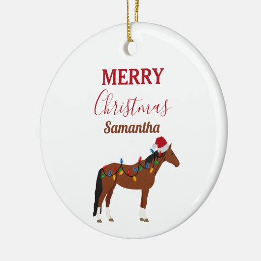 Kerstmis kerstkerstkerstkerstmis keramisch ornament (Links)