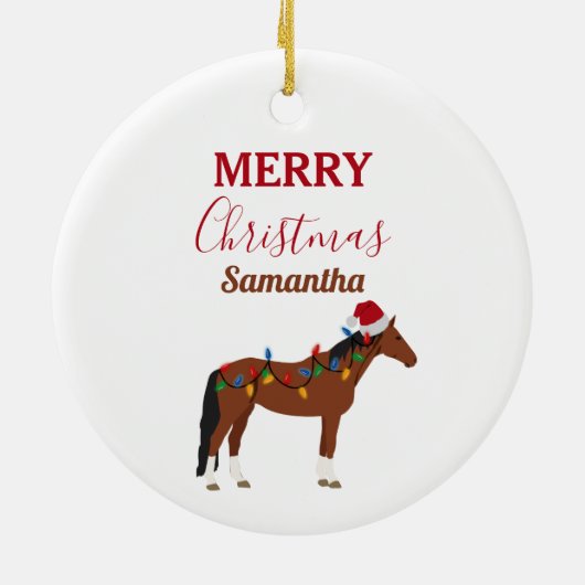 Kerstmis kerstkerstkerstkerstmis keramisch ornament (Achterkant)