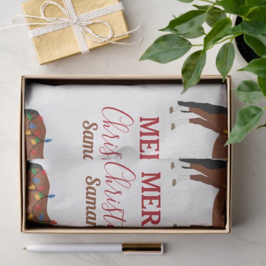 Kerstmis kerstkerstkerstkerstmis tissuepapier (Geschenk)