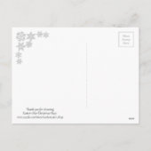 Kerstmis Kerstklokken Rode Vakantie Ansichtkaart Feestdagenkaart (Achterkant)