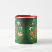 Kerstmis Kerstkrans  Mok (Midden)