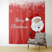 Kerstmis Kerstman Achtergrond, Fotorekwisiet Wandkleed (In situ)