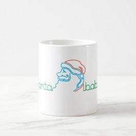 Kerstmis Kerstman Baby Hartslag 11 oz Koffiemok