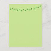 Kerstmis Kerstman Baby Shower Feest Uitnodigingen (Achterkant)