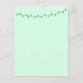 Kerstmis Kerstman Baby Shower Uitnodigingen (Achterkant)