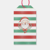 Kerstmis Kerstman Cadeaubijslags Cadeaulabel (Achterkant)