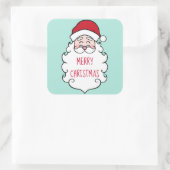 Kerstmis Kerstman Cadeautag Stickers (Tas)