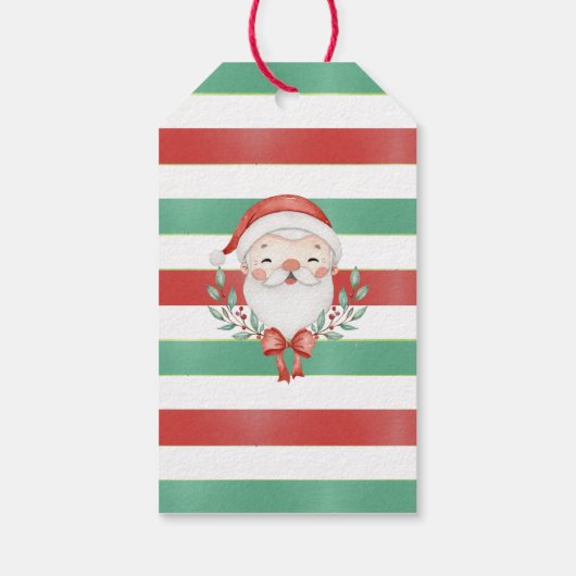 Kerstmis Kerstman Cadeautags Cadeaulabel (Achterkant)