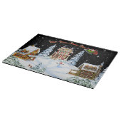 Kerstmis, Kerstman, Claus, snijden, karton, rendie Snijplank (Hoek)