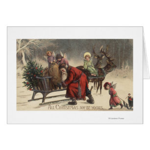 Kerstmis, Kerstman en slee