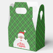 Kerstmis Kerstman Gable Favor Doos Bedankdoosjes (Geopend)