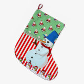 Kerstmis, kerstman grote kerstsok (Voorkant (Hangend))