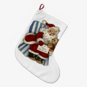 Kerstmis,  kerstman grote kerstsok (Voorkant (Hangend))