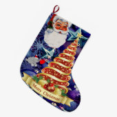 Kerstmis, kerstman grote kerstsok (Voorkant (Hangend))