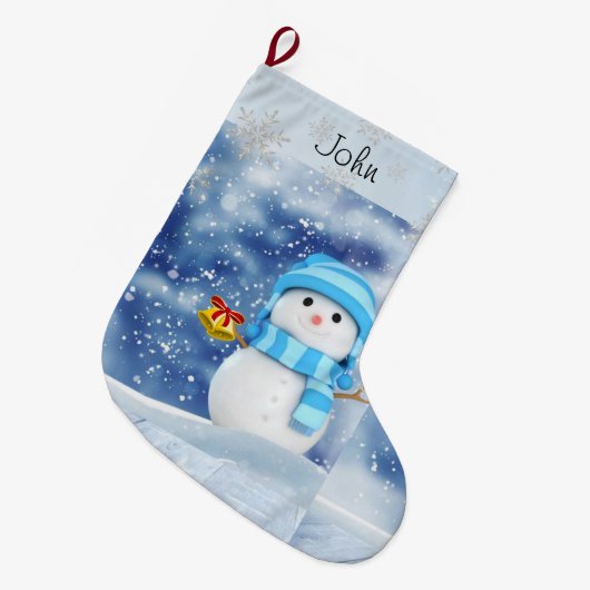 Kerstmis, kerstman grote kerstsok (Voorkant (Hangend))