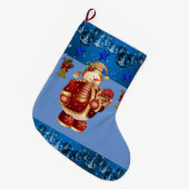 Kerstmis, kerstman grote kerstsok (Voorkant (Hangend))