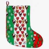 Kerstmis, kerstman grote kerstsok (Voorkant)