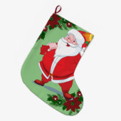 Kerstmis, kerstman grote kerstsok (Voorkant (Hangend))