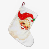 Kerstmis, kerstman grote kerstsok (Voorkant (Hangend))