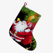 Kerstmis, kerstman grote kerstsok (Voorkant (Hangend))