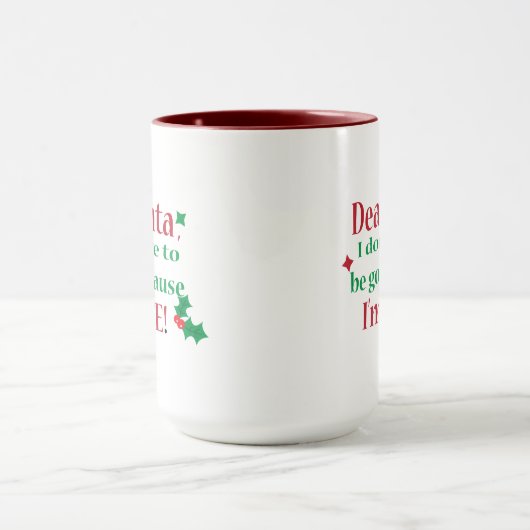 Kerstmis, Kerstman, ik hoef niet goed te zijn, Ker Mok (Midden)